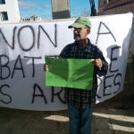 Lors d'un précédent rassemblement de protestation à Aokas. D. R.